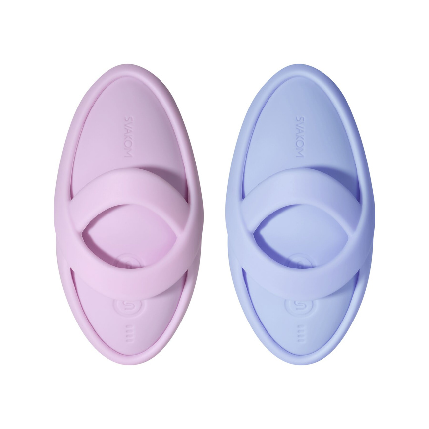 Смарт-вібратор для клітора Svakom Echo 2 Pink Lilac, підігрів до 38 °C, знімна насадка на палець фото 9