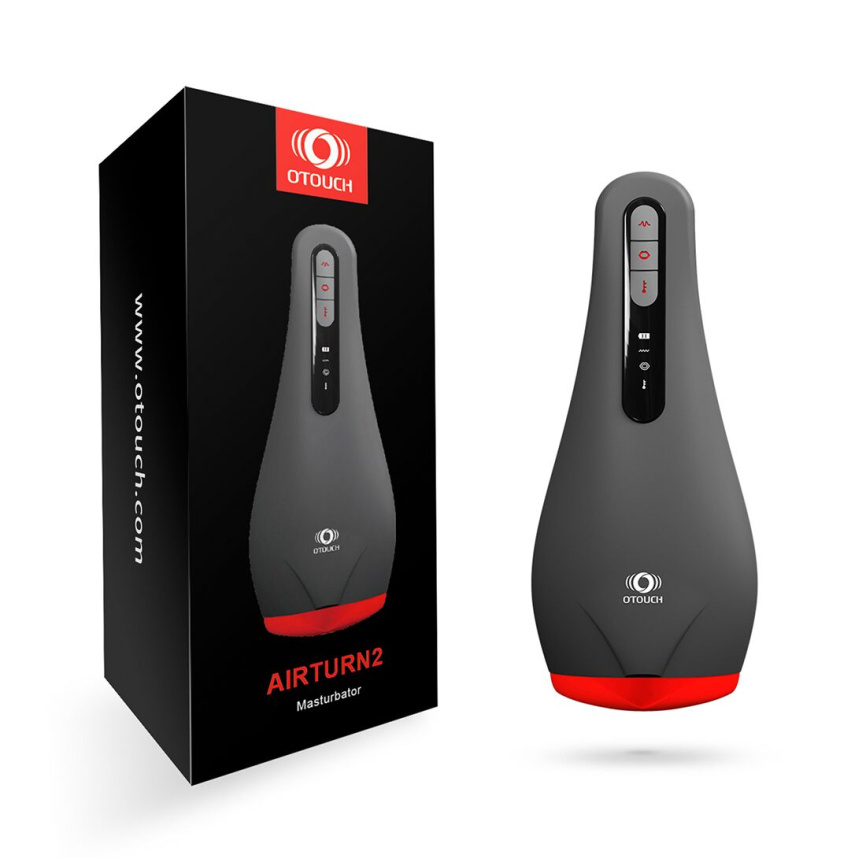 Мастурбатор Otouch AIRTURN 2, 6 режимів вібрації, 5 режимів всмоктування, 2 рівні підігріву фото 10