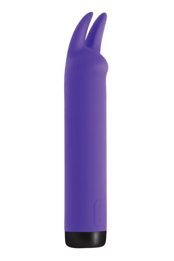 Вибратор S Pleasures Bullets Amethyst, фиолетовый, с двумя отростками, 10 режимов, диаметр 2,8 см фото 1