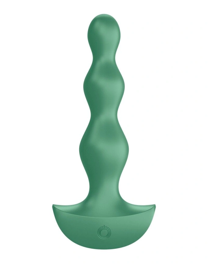 Анальный стимулятор-бусины с двумя моторами Satisfyer Lolli-Plug 2 Green фото 1