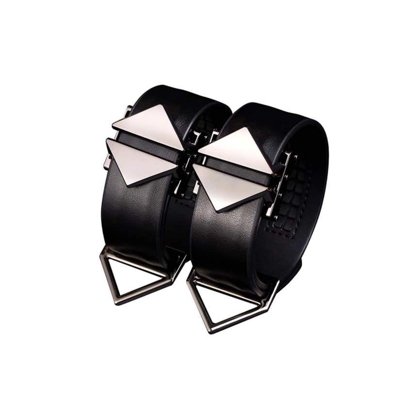 Набор фиксаторов для рук и ног LOCKINK Hogtie Set, черный, ремни из натуральной кожи фото 6