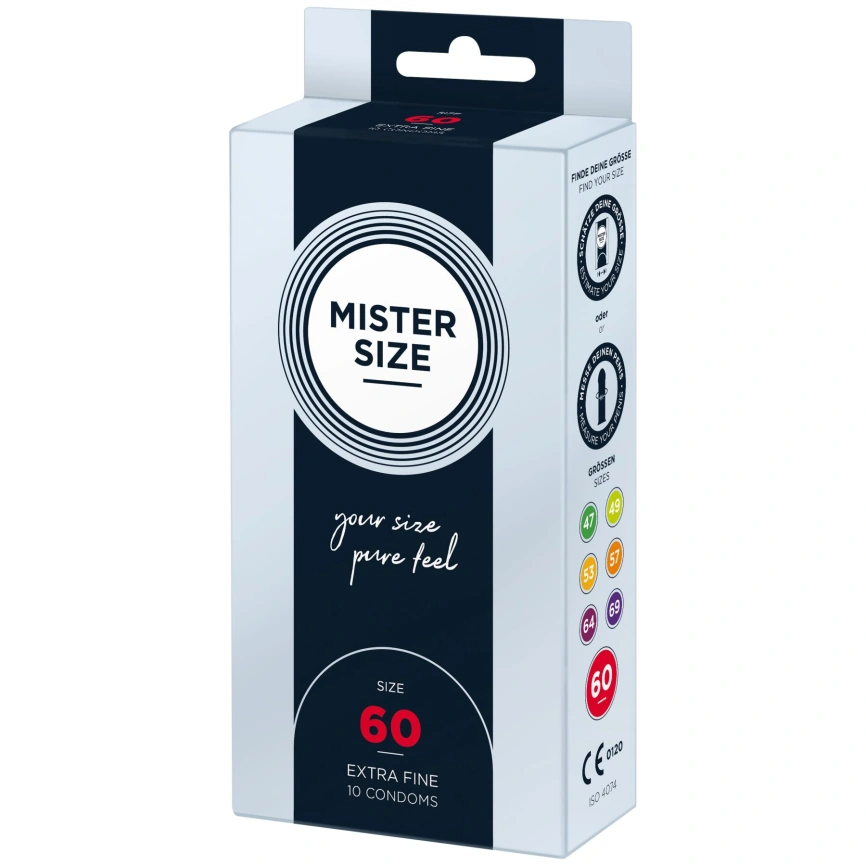 Презервативы Mister Size - pure feel - 60 (10 condoms), толщина 0,05 мм фото 2