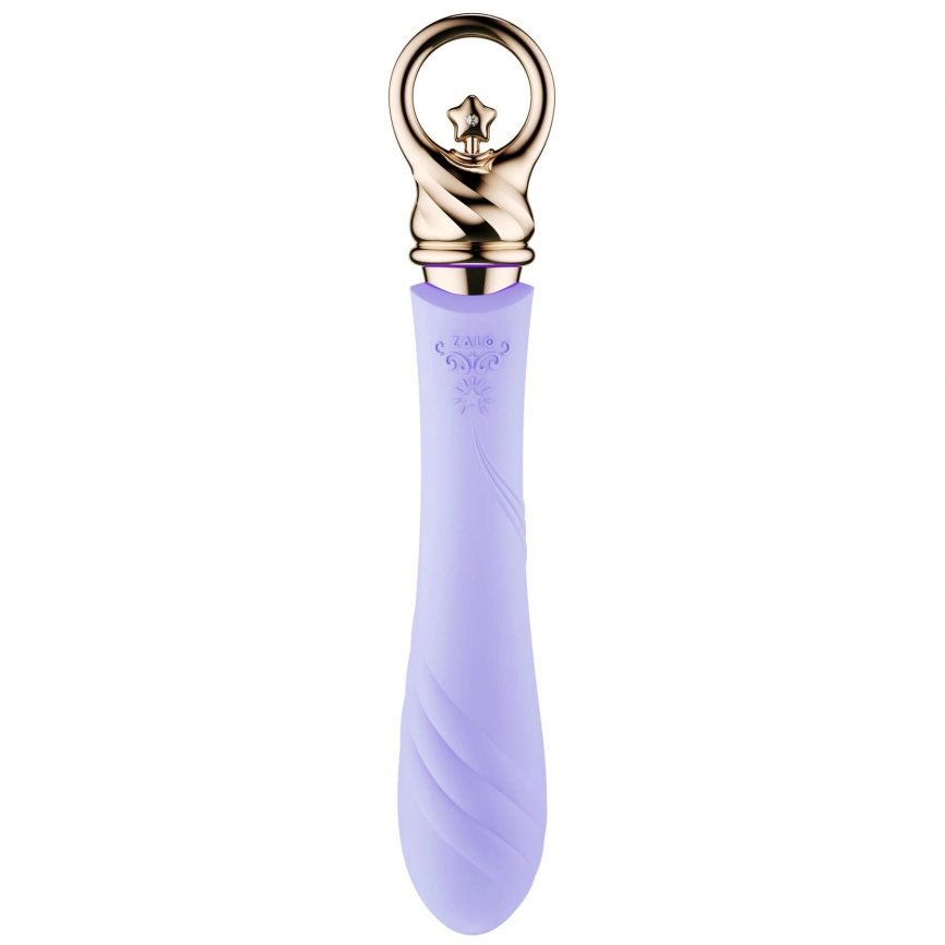 Вибратор для точки G с подогревом Zalo Sweet Magic - Courage Fantasy Violet фото 1