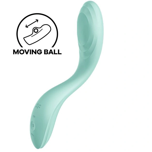Вибратор с жемчужной стимуляцией точки G Satisfyer Rrrolling Pleasure Mint фото 1