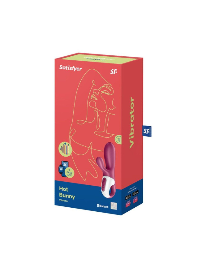 Смарт вібратор-кролик із підігрівом Satisfyer Hot Bunny фото 4