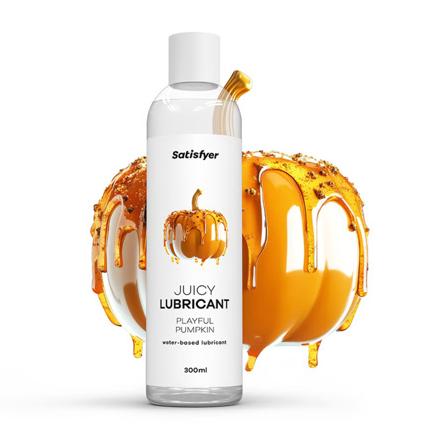 Лубрикант на водній основі Satisfyer Juicy Lubricant Playful Pumpkin water based 300 мл фото 3