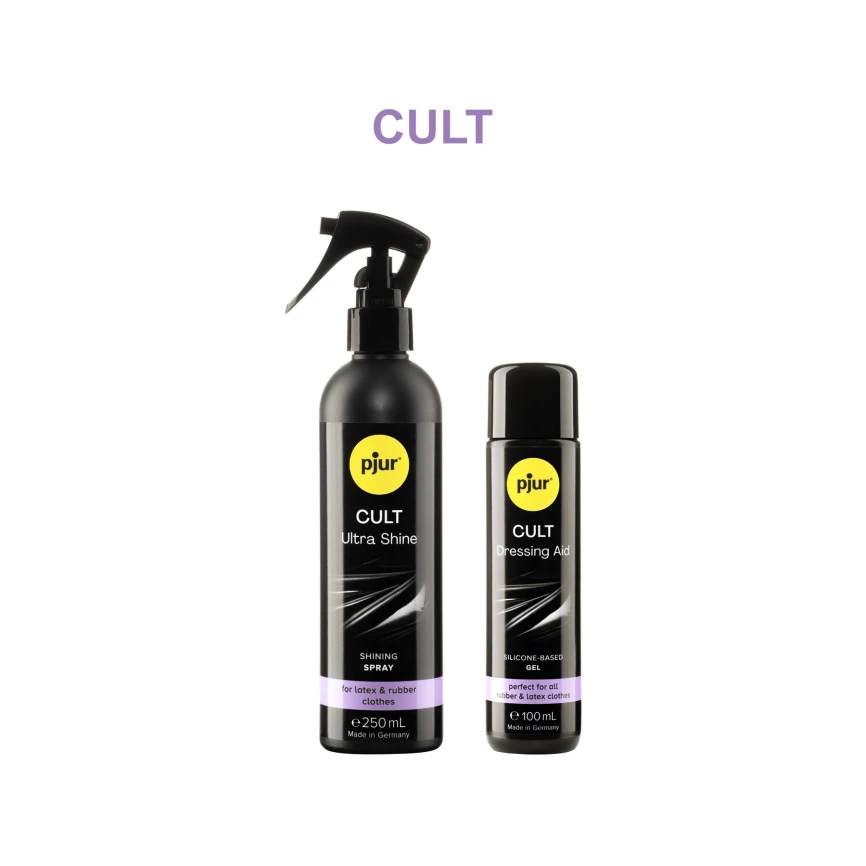 Смазка для латекса и резины pjur Cult Dressing Aid 100 мл, для облегчения надевания фетиш-нарядов фото 7