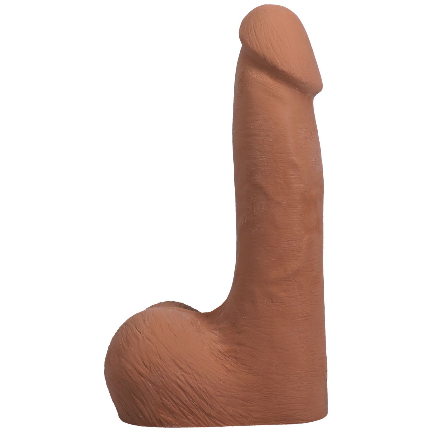 Фалоімітатор Doc Johnson The Realistic Cock ULTRASKYN - 7 Inch with Balls Caramel фото 2