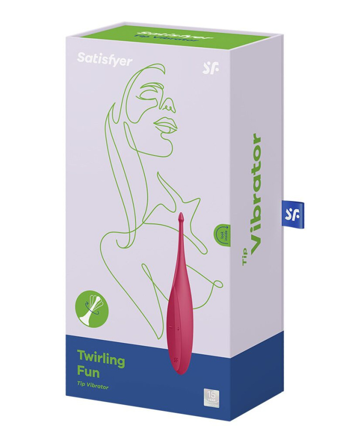 Вібратор для клітора Satisfyer Twirling Fun Poppy Red фото 4
