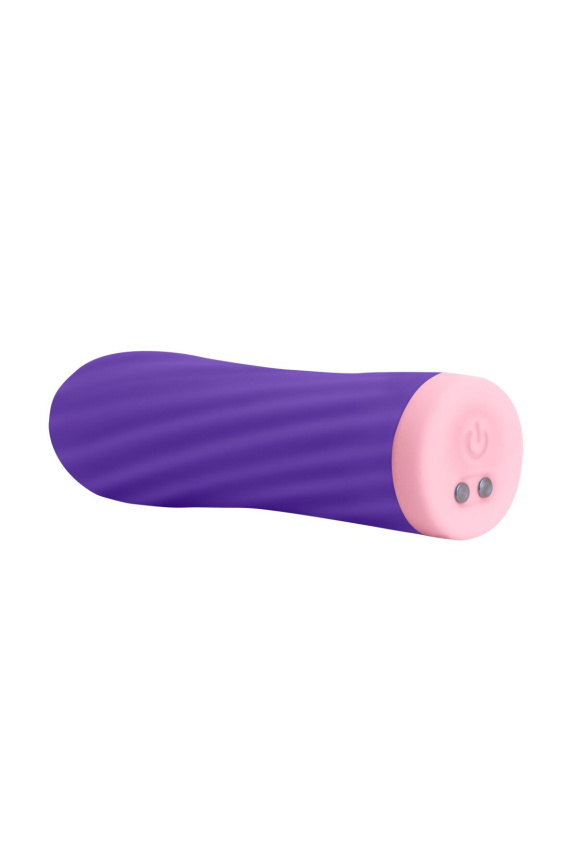 Віброкуля S Pleasures Bullets Twist & Shout Purple, фіолетова, ребриста поверхня, 10 режимів фото 2
