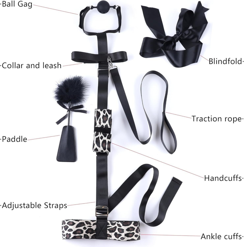 БДСМ-набір LOCKINK YEAHWOW Armbinder Restraint Set Black фото 5