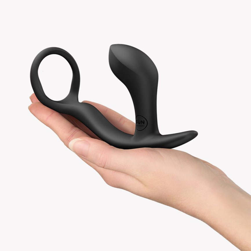 Анальна пробка з ерекційним кільцем Fun Factory BOOTIE RING Black фото 5