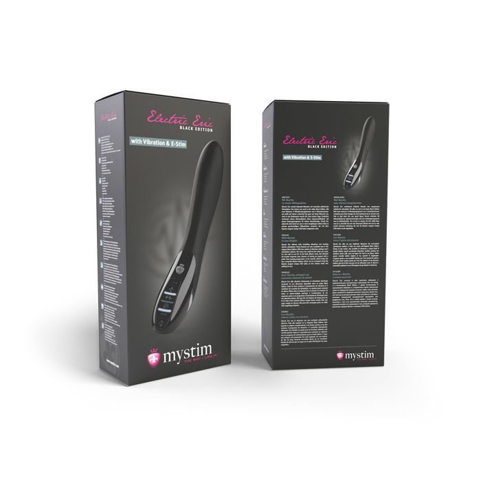 Вібратор з електростимуляцією Mystim Electric Eric eStim Black, міостимулятор фото 9