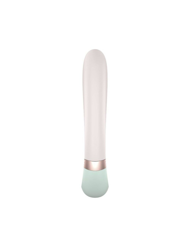Смарт вібратор-кролик із підігрівом Satisfyer Heat Wave Mint фото 2