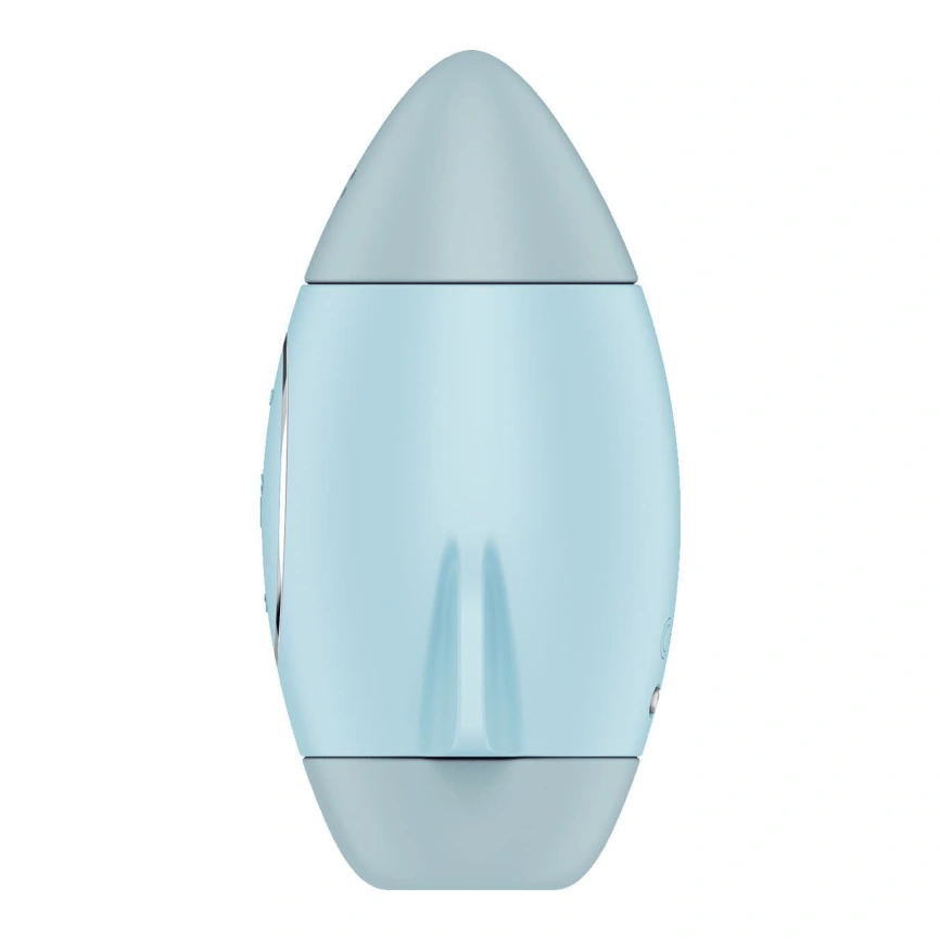 Вакуумный стимулятор с вибрацией Satisfyer Mission Control Blue, 2 независимых мотора фото 3