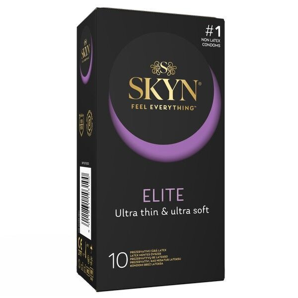 Безлатексні преміум-презервативи SKYN Elite 10 шт (м'яте паковання!!!) фото 1