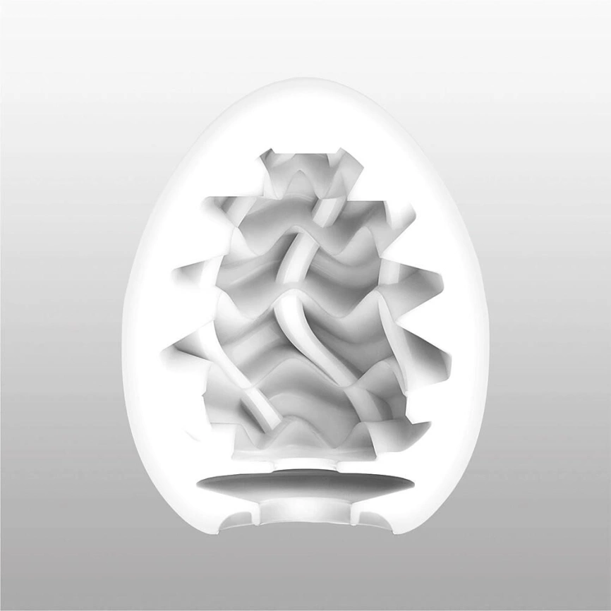 Мастурбатор-яйцо Tenga Egg Wavy II с двойным волнистым рельефом фото 2