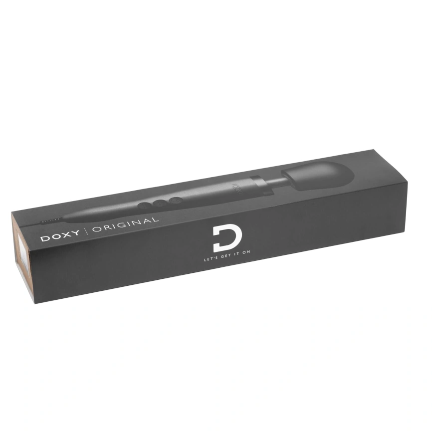 Вибромассажер DOXY Original Black, очень мощный, питание 220В, пульсирующие вибрации фото 9