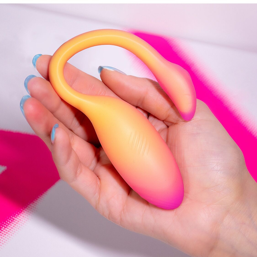 Смарт-віброяйце Magic Motion Flamingo Max Orange 2 в 1: віброяйце та тренажер Кегеля, 10 режимів фото 13
