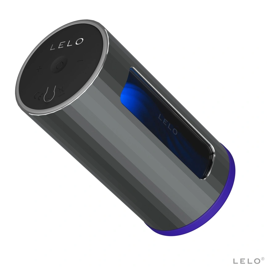 Смарт мастурбатор LELO F1S V2 Blue, вибрации, технология SENSONIC, игра в приложении фото 3