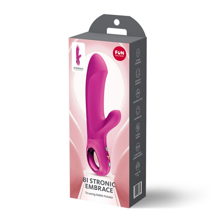 Пульсатор Fun Factory Bi Stronic Embrace Magenta фото 10