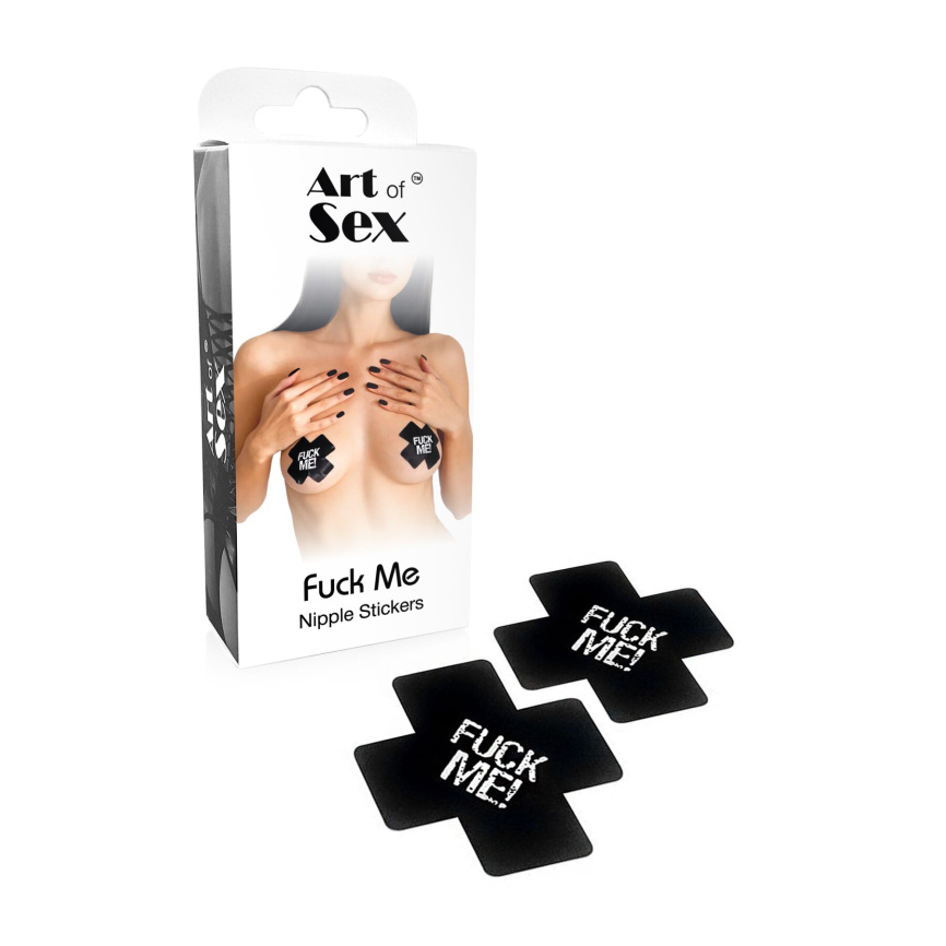 Пестиси на груди Art of Sex - Fuck me, Чорний фото 3