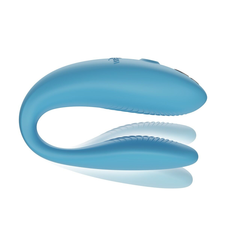 Смарт-вібратор для пар We-Vibe Sync GO Turquoise, тревел-кейс фото 2