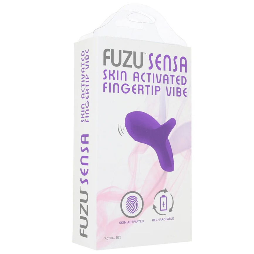 Вібратор на палець FUZU Sensa Skin Activated Fingertip Vibe – Pastel Purple, сенсорне керування, 8 режимів фото 6