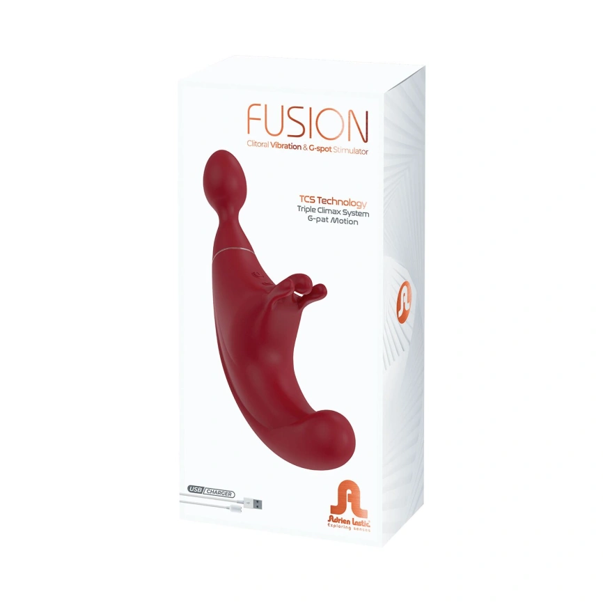 Супервибромассажер 3в1 Adrien Lastic Fusion, вибрации и пульсирующий кончик фото 3