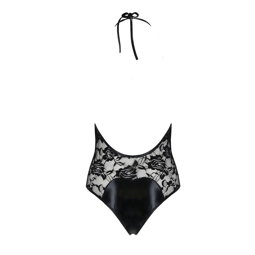 Боді з дуже глибоким декольте Passion DARYL BODY L/XL, black фото 6