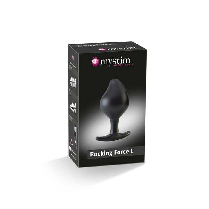Силіконова анальна пробка Mystim Rocking Force L для електростимулятора, діаметр 4,7 см фото 13