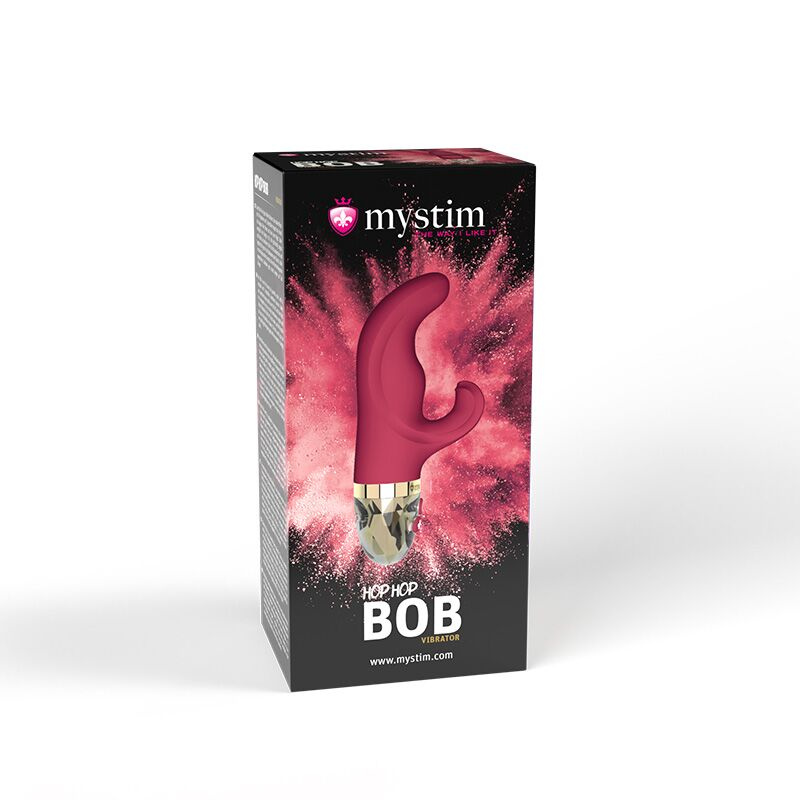 Вібратор-кролик Mystim Hop Hop Bob Fuchsia, потужний мотор, 8 режимів фото 16