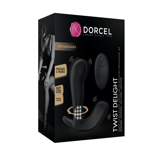 Універсальний вібратор з перлинним масажем Dorcel TWIST DELIGHT фото 9