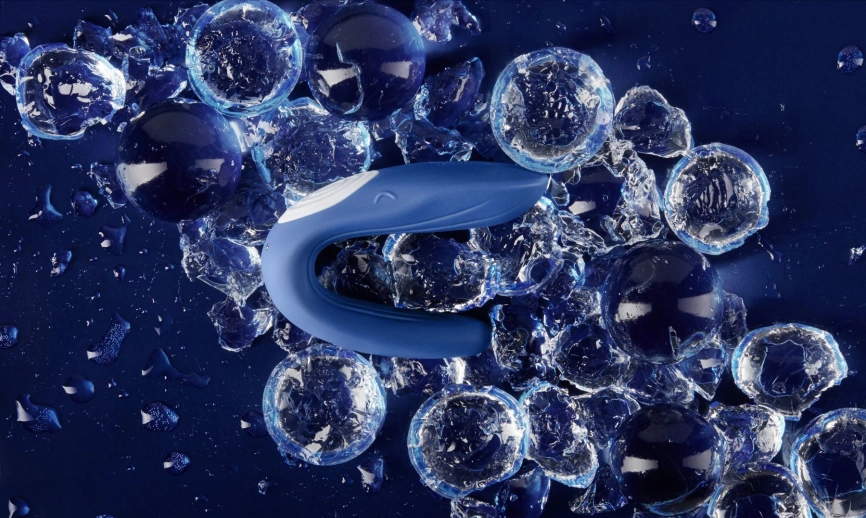 Вибратор для пар Satisfyer Double Whale с двумя моторчиками фото 5