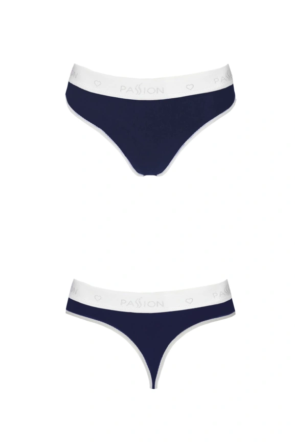 Спортивные трусики-стринги Passion PS007 PANTIES L, navy blue фото 4