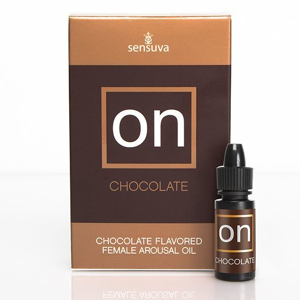 Збуджувальні краплі для клітора Sensuva ON Arousal Oil for Her Chocolate (5 мл) зі смаком шоколаду фото 1