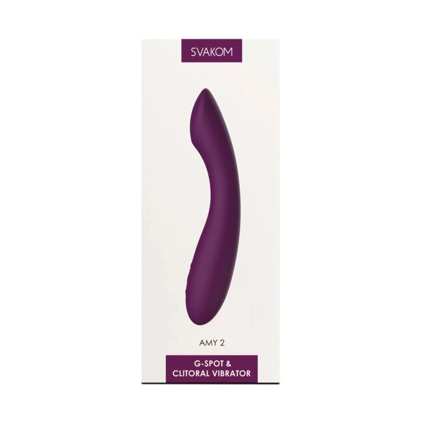 Вибратор для точки G с интеллектуальным режимом Svakom Amy 2 Violet фото 16