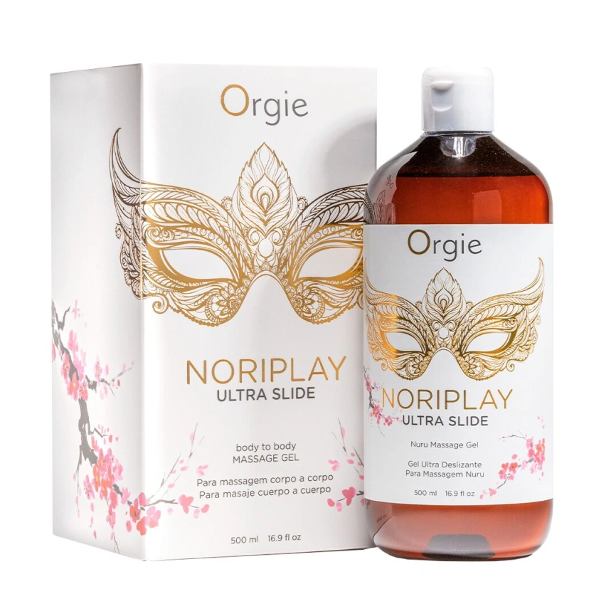 Гель для NURU-массажа Orgie – Noriplay Ultra Slide (500 мл), экстракт морских водорослей, простыня фото 1