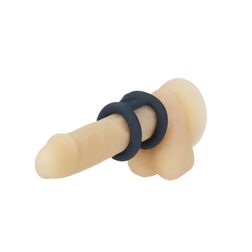Подвійне ерекційне кільце LUX Active – Tug – Versatile Silicone Cock Ring фото 6