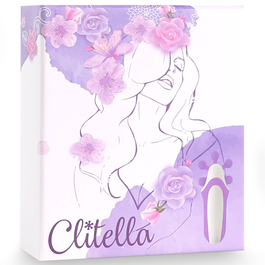 Стимулятор з імітацією оральних пестощів FeelzToys - Clitella Oral Clitoral Stimulator Purple фото 6