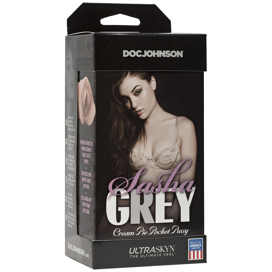 Мастурбатор-вагіна Doc Johnson Sasha Grey - Ultraskyn Cream Pie Pocket фото 2