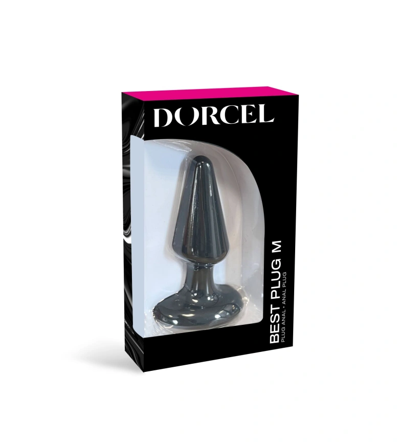 Анальная пробка Dorcel Best Plug M мягкий soft-touch силикон, макс. диаметр 4,1см фото 3