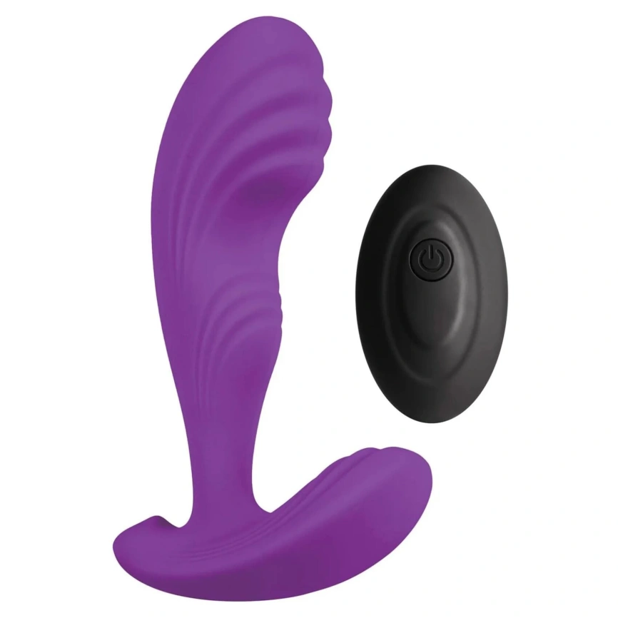 Вибромассажер простаты S Pleasures Premium Cozy, Purple, с рельефной головкой, 10 режимов фото 1