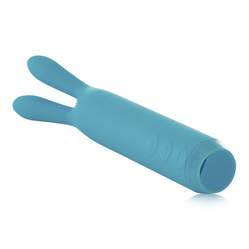 Вібратор з вушками Je Joue - Rabbit Bullet Vibrator Teal, глибока вібрація фото 2