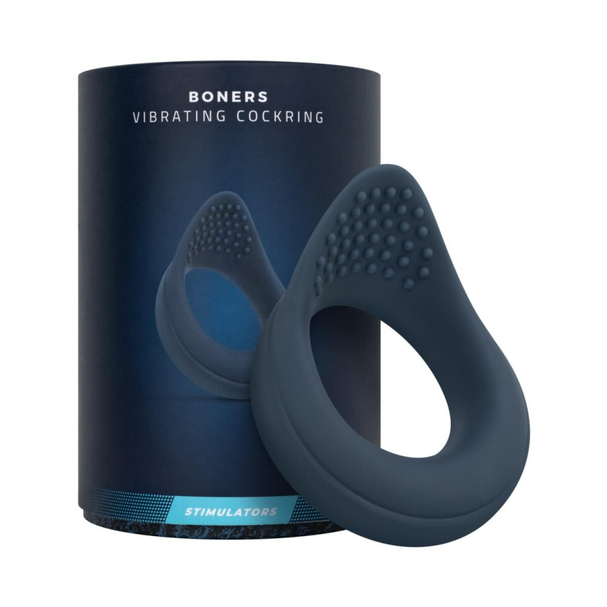 Ерекційне кільце Boners Vibrating Cock Ring with Perineum Stimulation фото 10