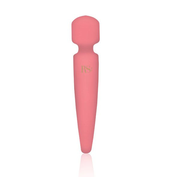 Вібромасажер Rianne S: Bella Mini Wand Coral, 10 режимів роботи, медичний силікон, подарункове паков фото 3