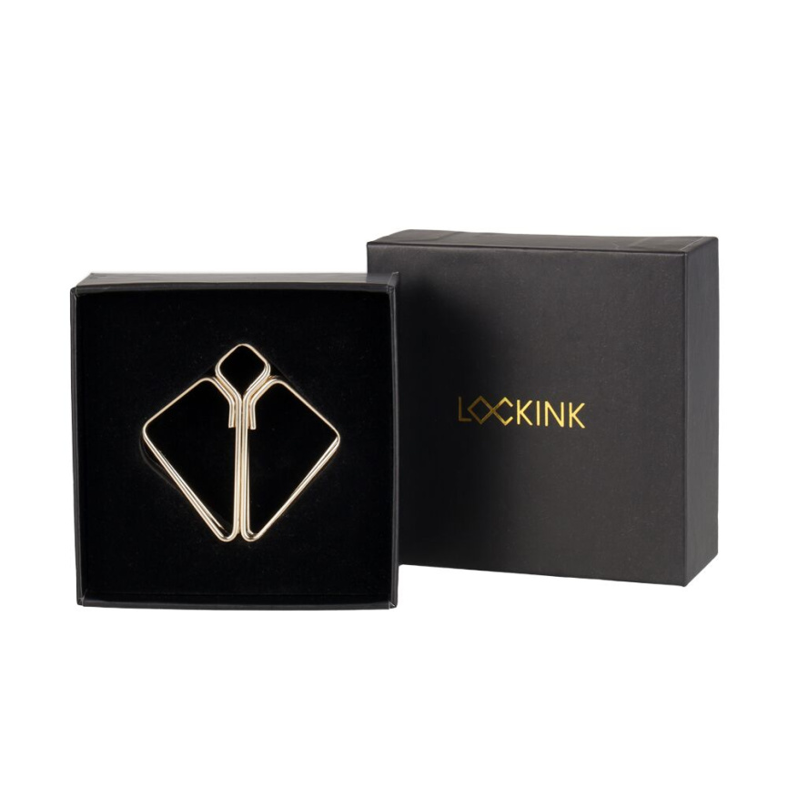 Затискачі для сосків LOCKINK Minimalism Nipple Clamps, золотисті фото 2