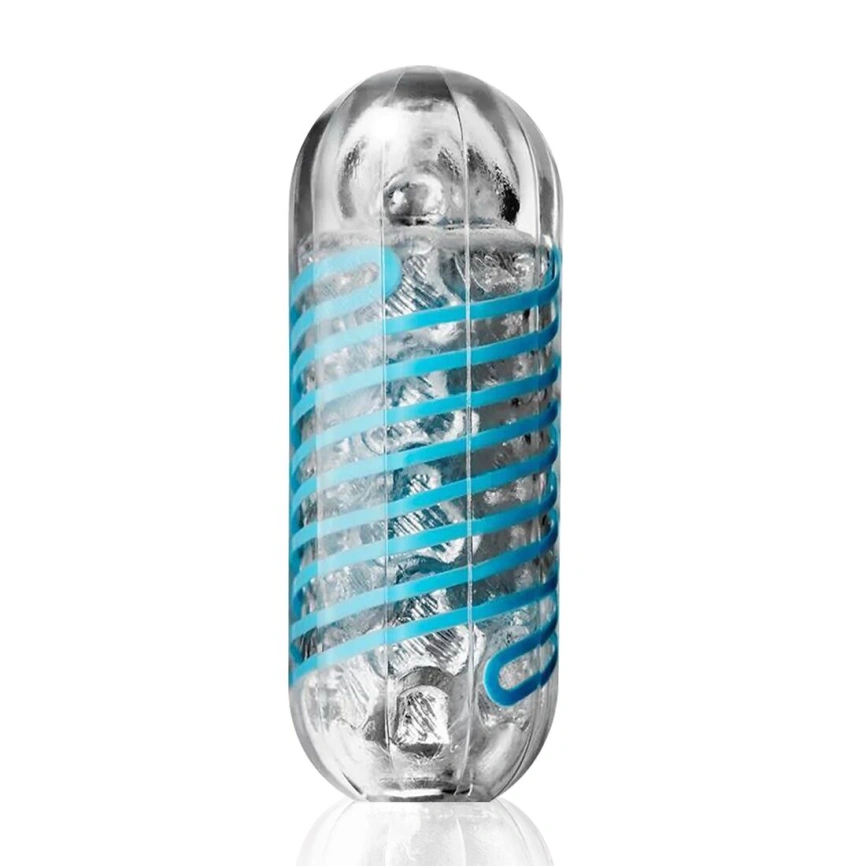 Мастурбатор Tenga Spinner 01 Tetra с упругой стимулирующей спиралью внутри, нежная спираль фото 7