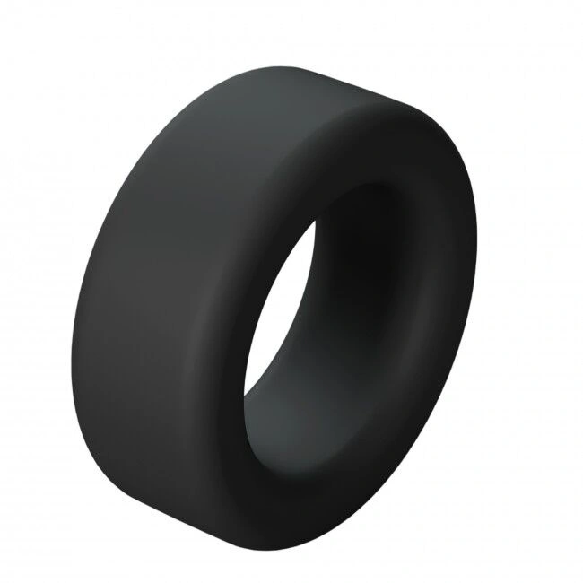 Эрекционное кольцо широкое Love To Love COOL RING - BLACK ONYX фото 5