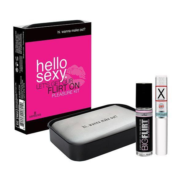 Подарунковий набір для флірту Sensuva Hello Sexy (стимулювальний бальзам для губ та феромони) фото 1